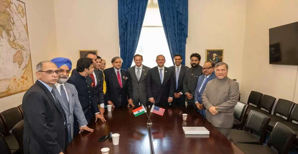US Congressmen Praise India’s All-Party Delegation Meeting