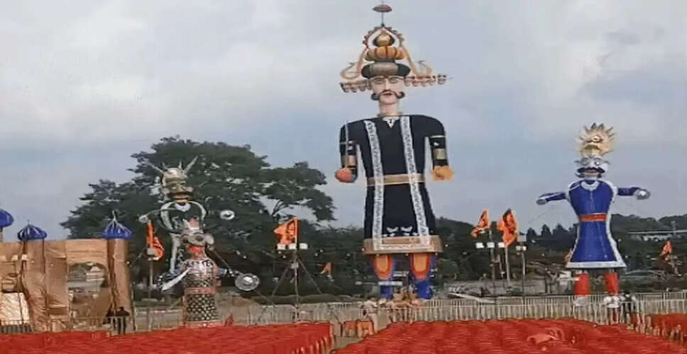 उत्तराखंड में दशहरे की धूम: रावण दहन की तैयारियां जोरों पर