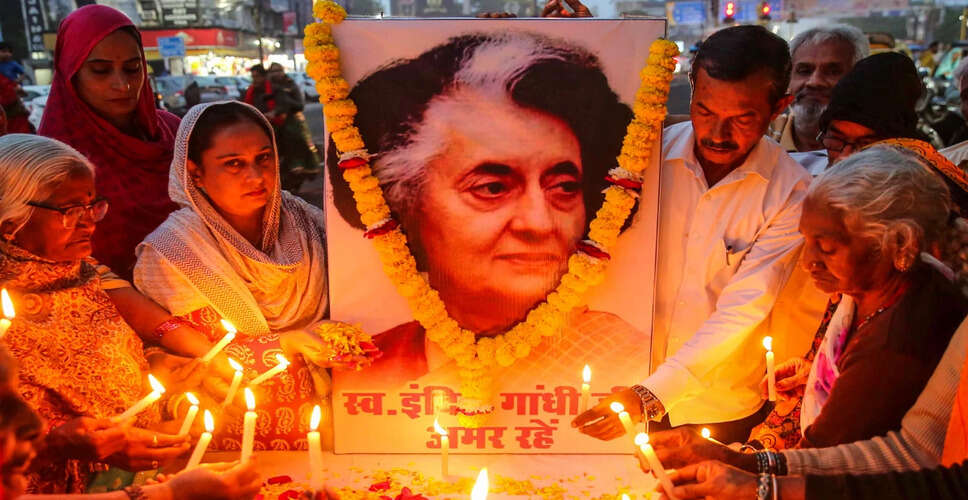 प्रधानमंत्री मोदी ने इंदिरा गांधी की जयंती पर दी श्रद्धांजलि