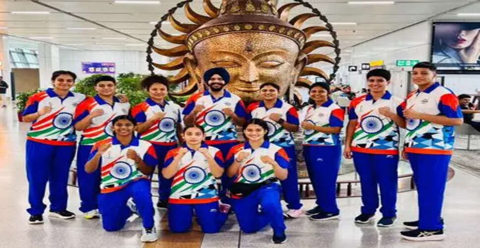 भारतीय मुक्केबाजी टीम एशियाई युवा खेलों में भाग लेने के लिए बहरैन रवाना