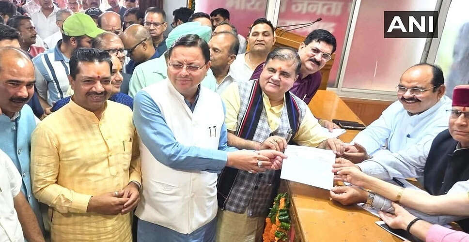 उत्तराखंड भाजपा अध्यक्ष पद के लिए महेंद्र भट्ट ने भरा नामांकन