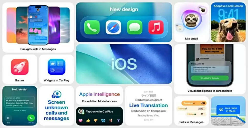 Apple का नया iOS 26: स्मार्ट फीचर्स जो आपके iPhone को बनाएंगे और भी बेहतर