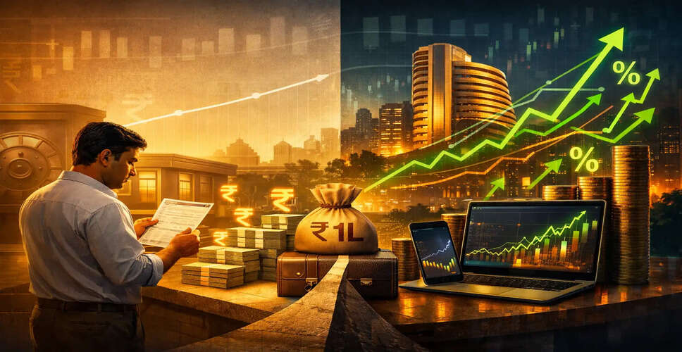 बैंक फिक्स्ड डिपॉजिट बनाम स्टॉक मार्केट: निवेश पर रिटर्न का विश्लेषण