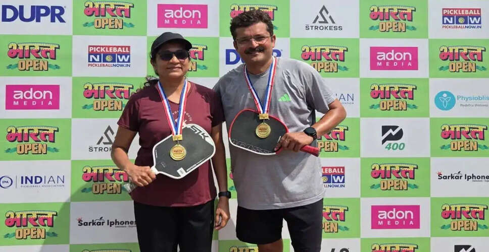 नवीनतम भारत ओपन में निलेश और स्वेतल ने जीता 40+ मिश्रित युगल खिताब
