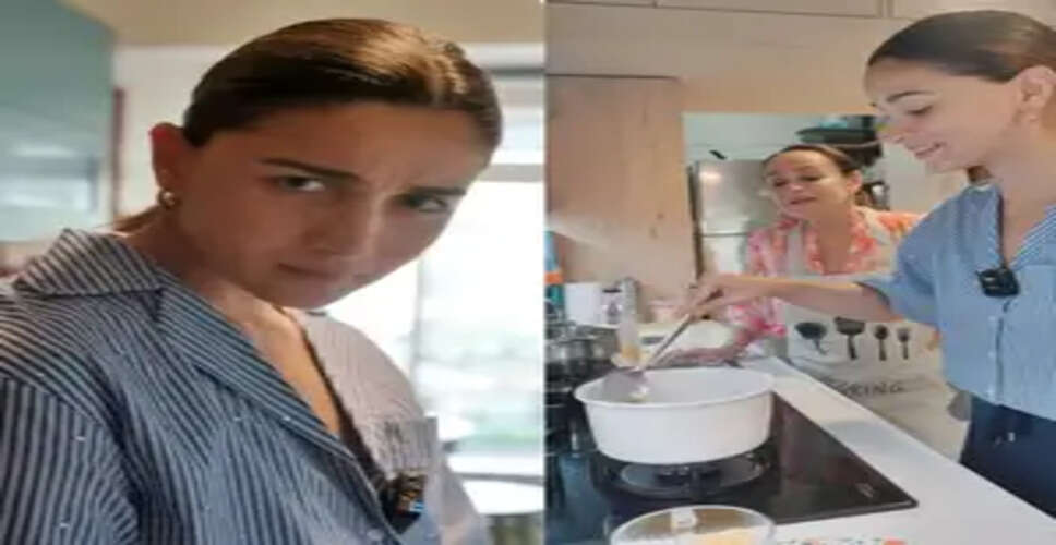 आलिया भट्ट ने अपना पसंदीदा खाना पकाने का पहला प्रयास सोशल मीडिया पर किया शेयर