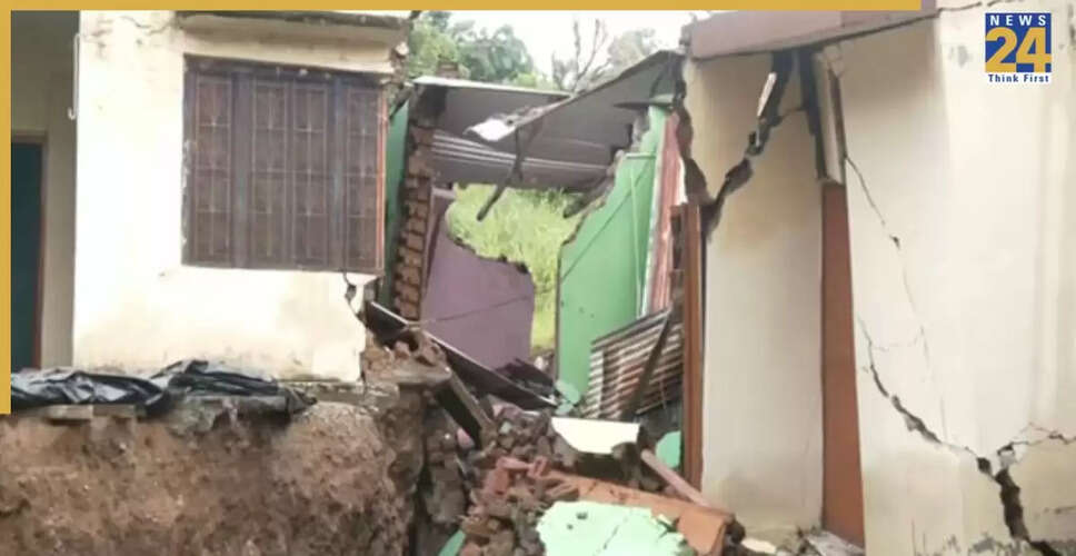 जम्मू के खेरी गांव में भारी बारिश से भूस्खलन, कई घर हुए क्षतिग्रस्त