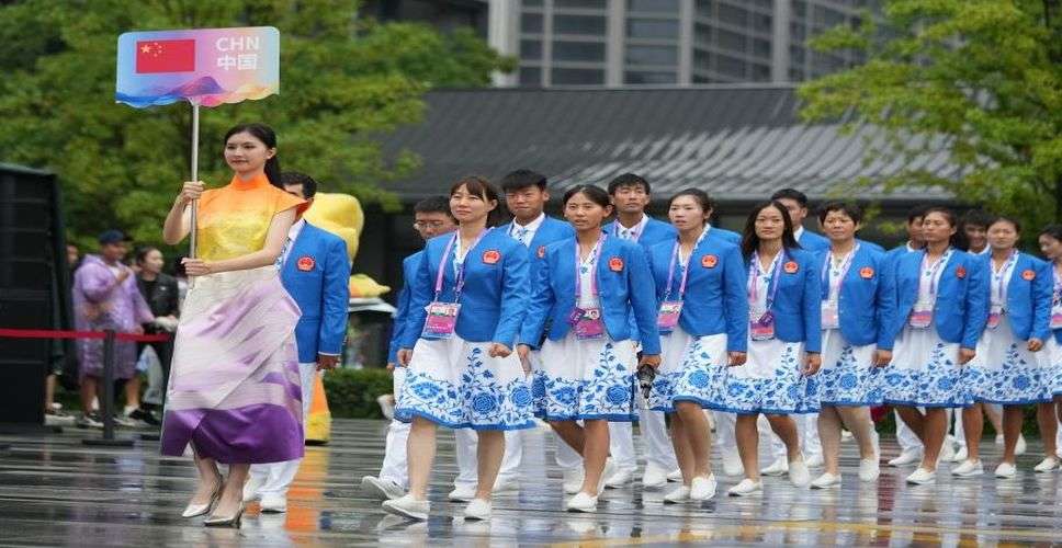 एशियाई खेल: हांगझाऊ में एथलीट गांव खुले; चीनी दल ने प्रवेश किया