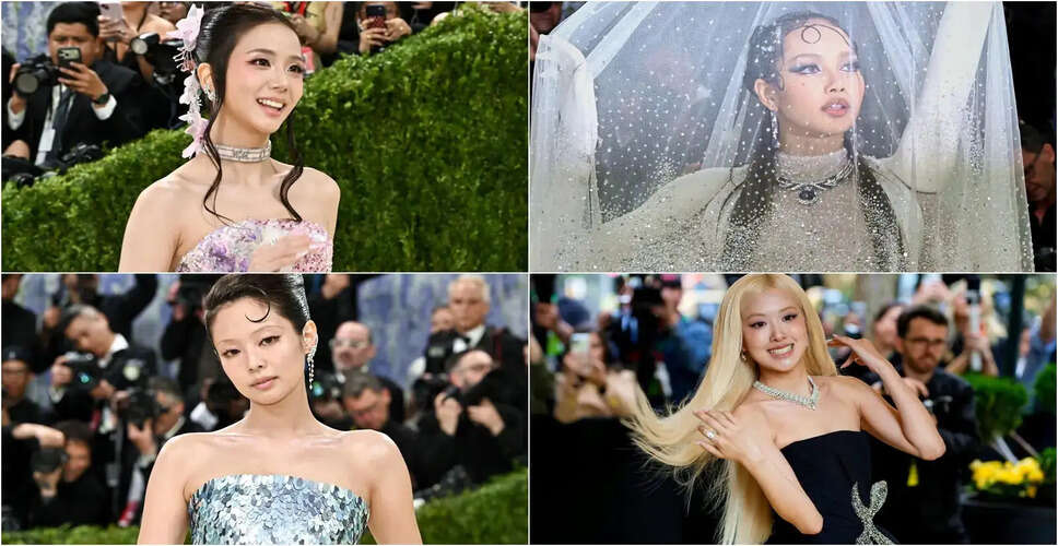 Blackpink का ऐतिहासिक Met Gala 2026 में शानदार प्रदर्शन