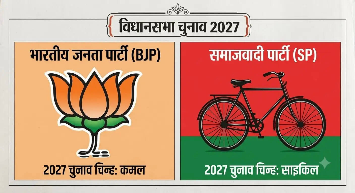 मुरादाबाद में 2027 विधानसभा चुनावों की तैयारी: सपा और भाजपा के बीच कड़ा मुकाबला