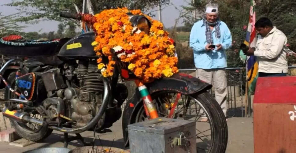 राजस्थान के ओम बन्ना धाम: रहस्यमयी बुलेट की अनोखी पूजा
