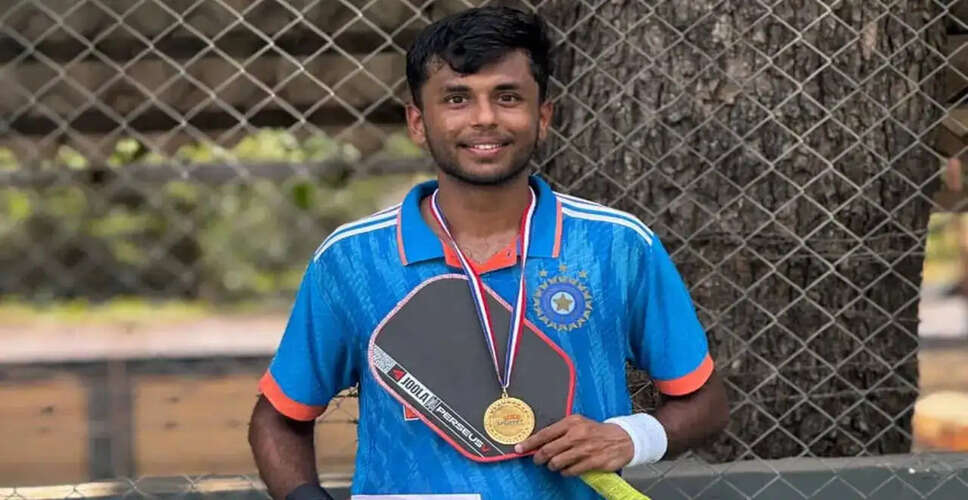 Nrug Patel ने Sportify Dink Masters 2026 में जीती Men's Singles खिताब