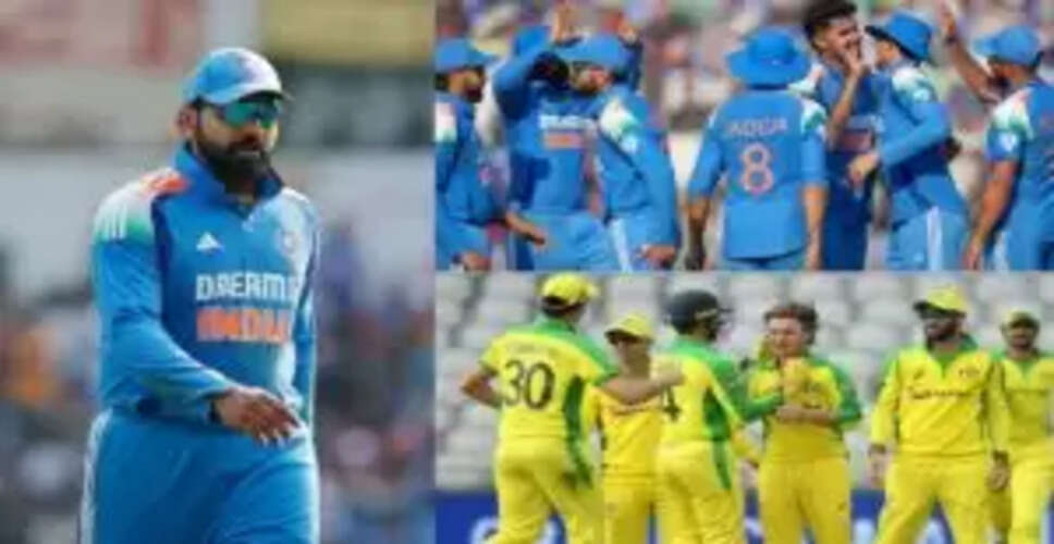 ऑस्ट्रेलिया के खिलाफ 3 वनडे के लिए टीम इंडिया की 15 सदस्यीय टीम तैयार