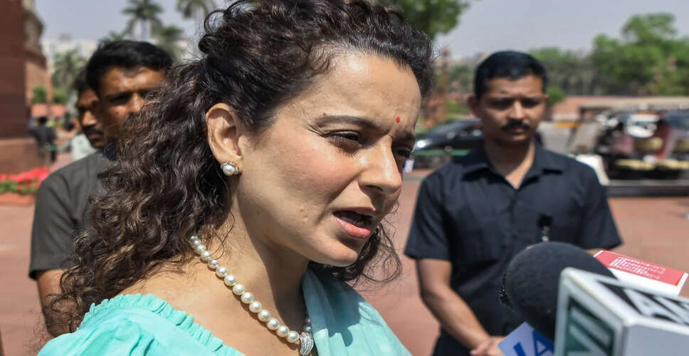 कंगना रनौत के बाढ़ राहत पर बयान पर विवाद, मंत्री ने किया पलटवार