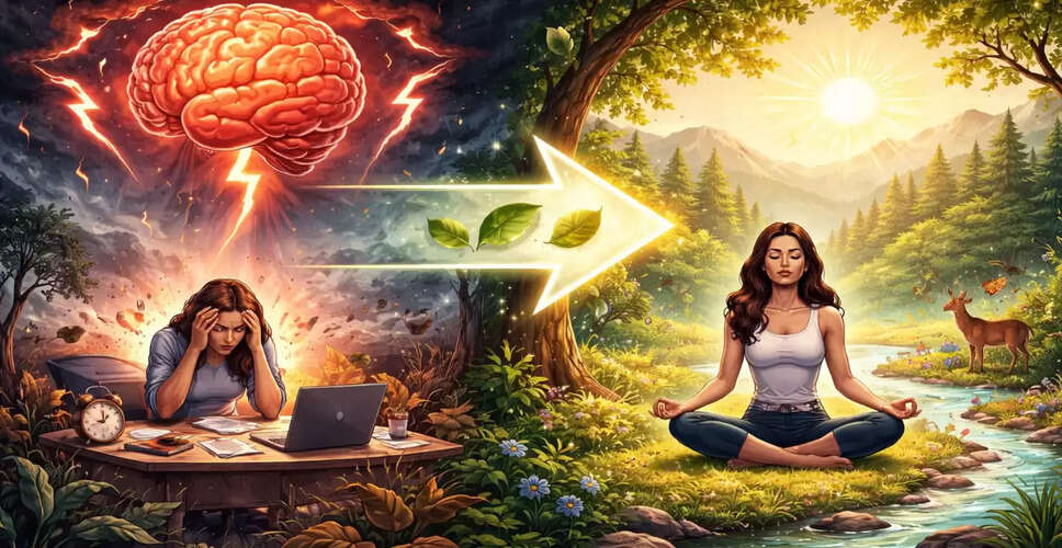 कोर्टिसोल संतुलन के लिए 9 मिनट की सरल तकनीक