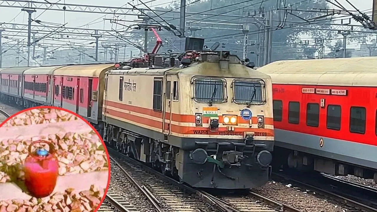 अलीगढ़ में रेलवे ट्रैक पर मिला खाली गैस सिलेंडर, सुरक्षा अलर्ट जारी