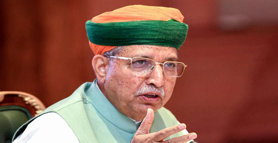 कांग्रेस पर आरोप: केंद्रीय मंत्री मेघवाल ने चुनावी प्रक्रिया पर उठाए सवाल