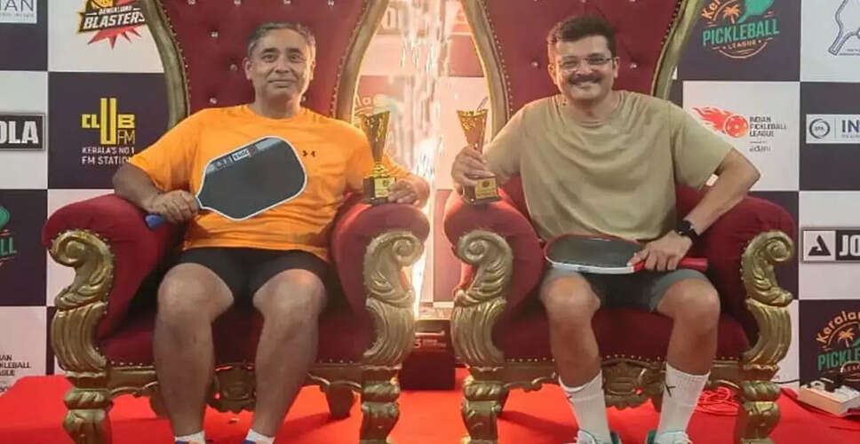 केरल ओपन 2026 में चिंतन शेट और निलेश देसाई ने जीता 50+ पुरुष युगल खिताब