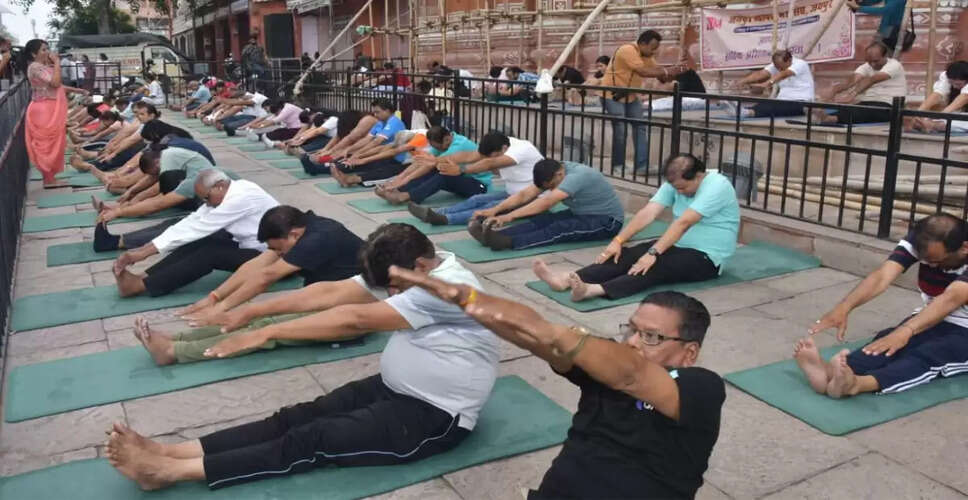 राजस्थान में अंतर्राष्ट्रीय योग दिवस: पर्यटन और स्वास्थ्य का अनूठा संगम