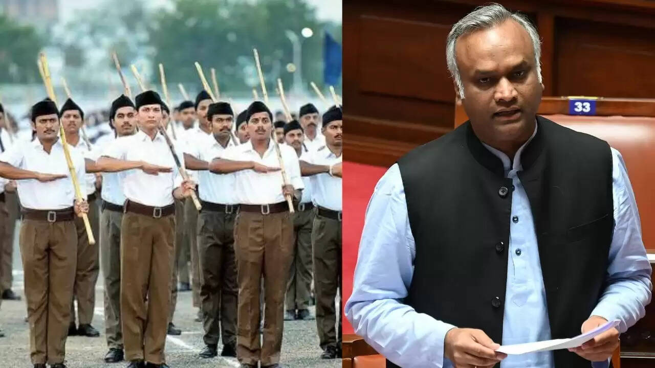कर्नाटक में आरएसएस के रूट मार्च पर रोक, प्रियंक खरगे का कनेक्शन
