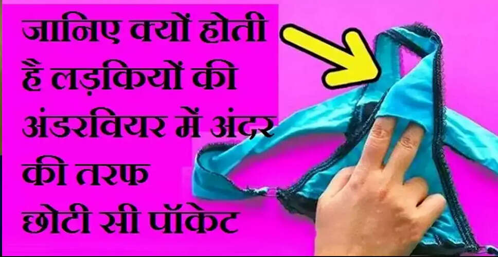 महिलाओं के अंतर्वस्त्र में जेब का रहस्य: जानें क्यों होती है ये