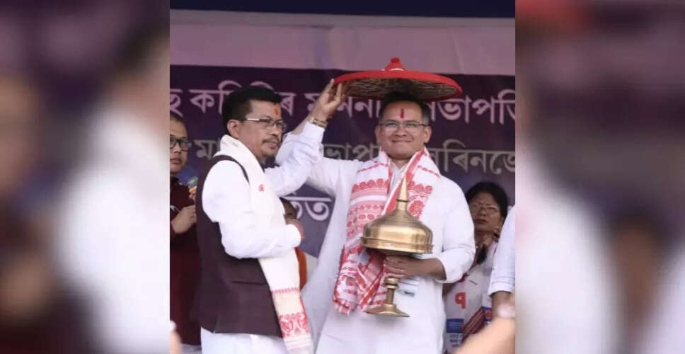 सारुपाथर में चुनावी मुकाबला तेज, गोगोई ने सीएम पर साधा निशाना