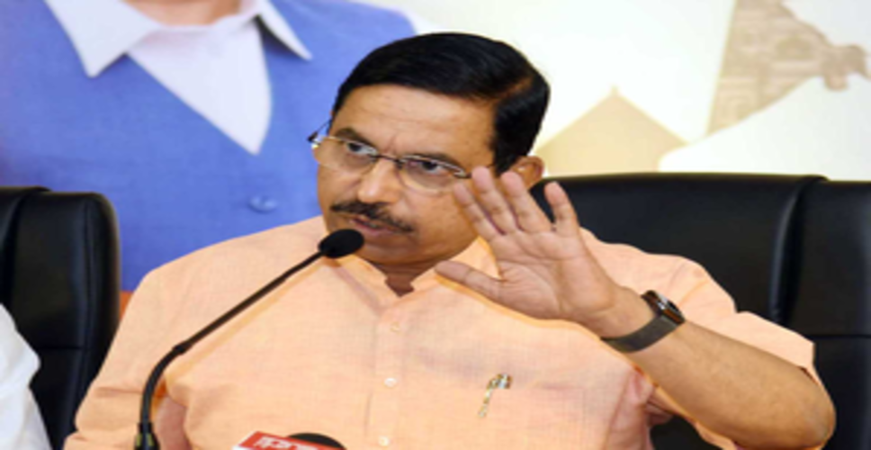 केंद्रीय मंत्री प्रल्हाद जोशी ने की श्री राम सेना को बम से उड़ाने की धमकी की जांच की मांग