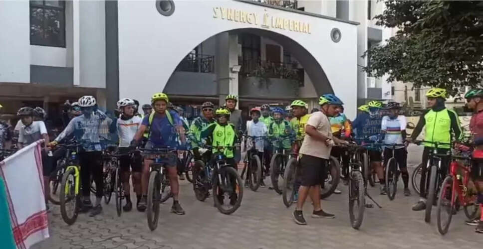 गुवाहाटी में ज़ुबीन गर्ग की जयंती पर साइकिल रैली का आयोजन