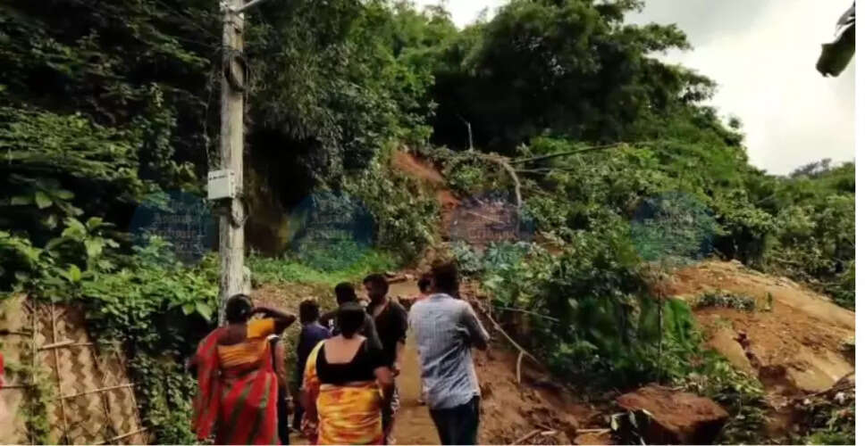 गुवाहाटी में भूस्खलन से महिला की मौत, बचाव कार्य में कठिनाई