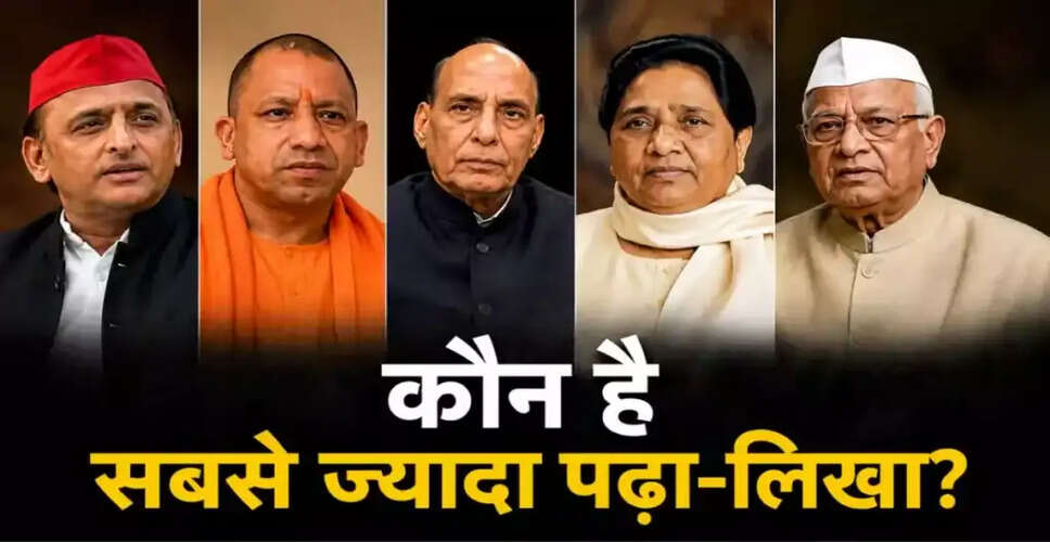 उत्तर प्रदेश के शिक्षित मुख्यमंत्रियों की सूची: कौन हैं सबसे पढ़े-लिखे नेता?