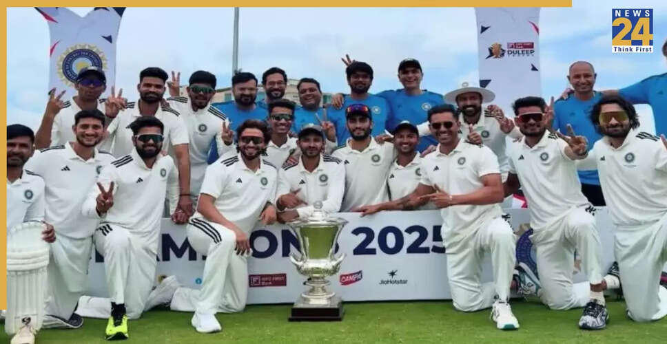 केंद्रीय क्षेत्र ने 11 साल बाद Duleep Trophy जीती