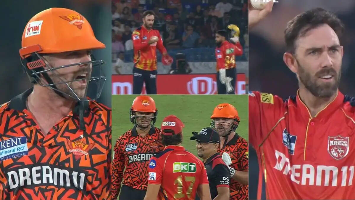 SRH vs PBKS: ग्लेन मैक्सवेल और ट्रेविस हेड के बीच हुई झड़प का वीडियो वायरल