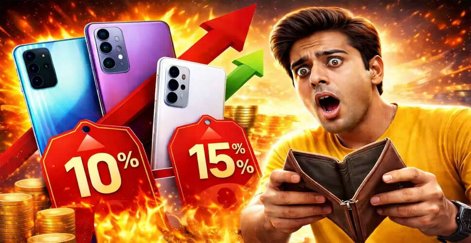 2026 में स्मार्टफोन की कीमतों में भारी वृद्धि की आशंका