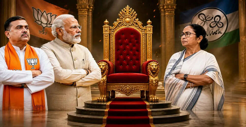 पश्चिम बंगाल विधानसभा चुनाव 2026: एग्जिट पोल्स में बीजेपी की बढ़त, ममता बनर्जी की चुनौती