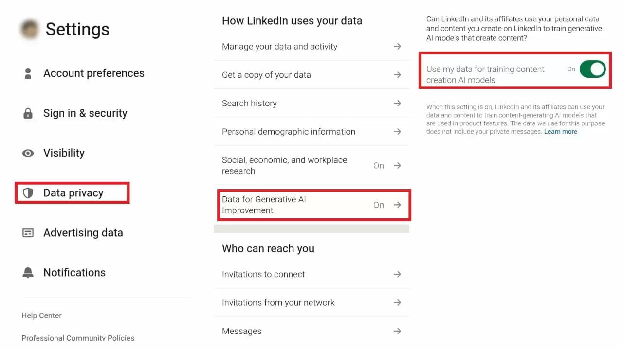 LinkedIn पर डेटा का उपयोग: जानें कैसे करें सुरक्षा