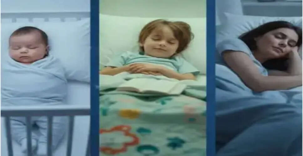 नींद के महत्व और उम्र के अनुसार आवश्यक घंटे