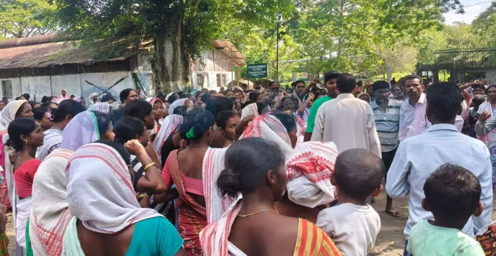 चाय बागान श्रमिकों का प्रदर्शन, वेतन वृद्धि की मांग