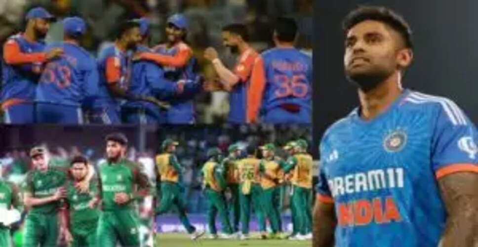 टीम इंडिया की टी20 सीरीज: बांग्लादेश और दक्षिण अफ्रीका के खिलाफ सूर्या की कप्तानी में 15 खिलाड़ी