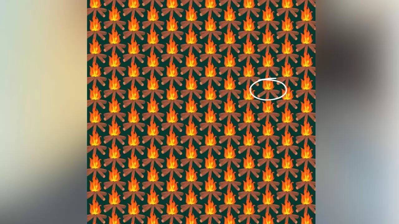 क्या आप इस ऑप्टिकल इल्यूजन में छिपी अनोखी अलाव पहचान सकते हैं?