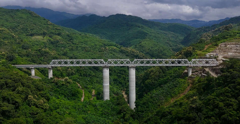 मिज़ोरम में बैराबी-सैरांग रेलवे लाइन का उद्घाटन, नई कनेक्टिविटी का युग शुरू