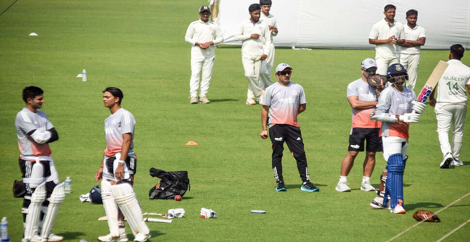 भारत और दक्षिण अफ्रीका के बीच पहले टेस्ट मैच की तैयारी