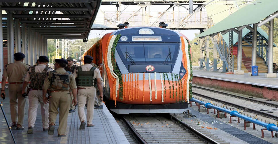 जम्मू-कश्मीर में वंदे भारत ट्रेनों का शुभारंभ, यात्रा में होगी तेजी