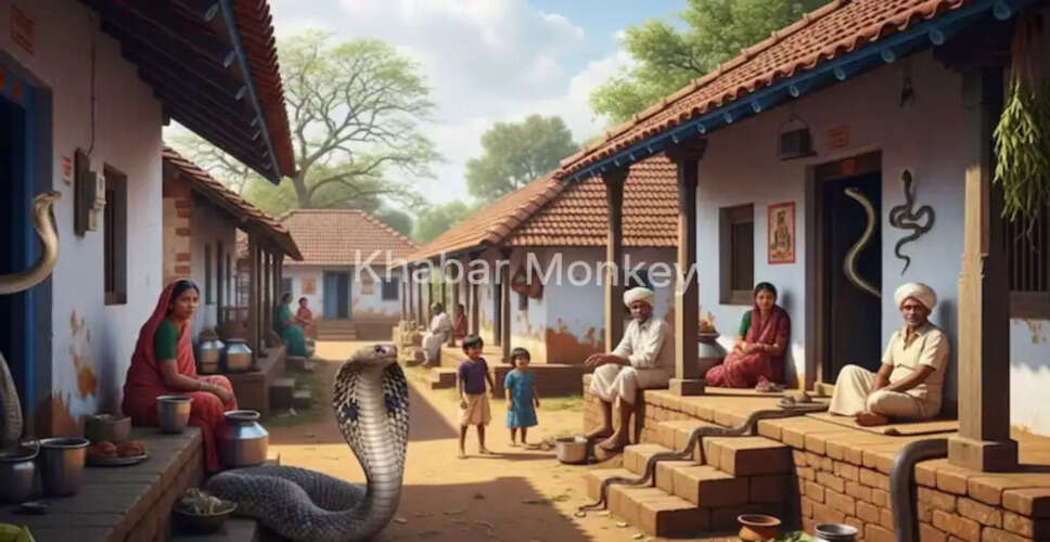 भारत का अनोखा 'स्नेक विलेज': जहां सांप हैं परिवार के सदस्य