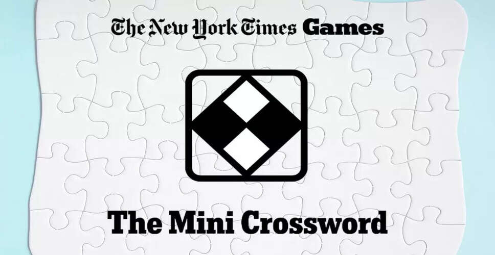 NYT Mini Crossword Solutions for June 14, 2025: Test Your Skills