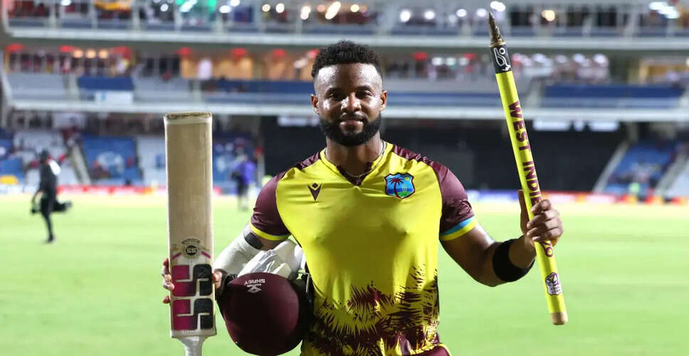 श्रीलंका और वेस्टइंडीज के बीच T20I श्रृंखला की शुरुआत
