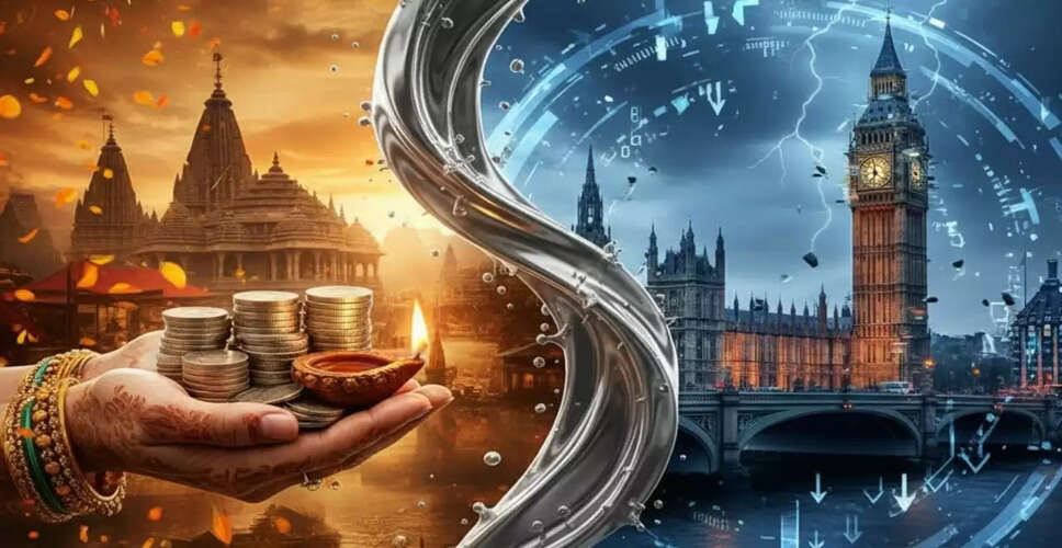 भारत में चांदी की कमी: वैश्विक बाजार पर प्रभाव
