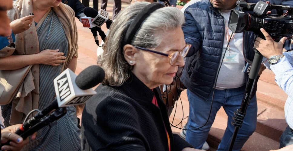 सोनिया गांधी ने दिल्ली-एनसीआर में वायु प्रदूषण पर सरकार से कार्रवाई की मांग की