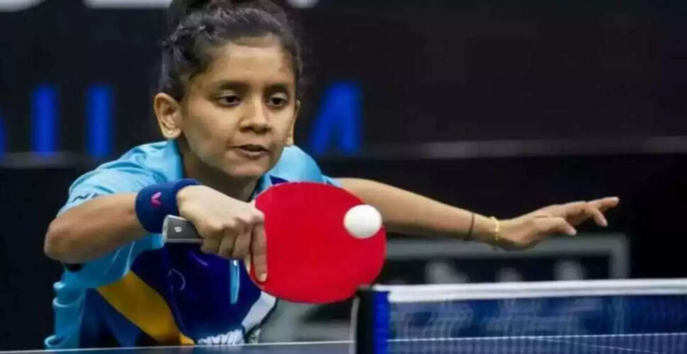 Sreeja Akula ने WTT Contender Lagos 2025 के फाइनल में बनाई जगह