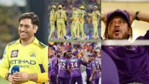 CSK बनाम KKR: धोनी की मुस्कान और एक कैच की चूक का वायरल वीडियो