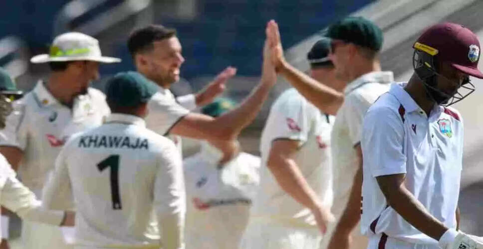 मिचेल स्टार्क ने वेस्ट इंडीज को 27 रन पर आउट किया, टेस्ट क्रिकेट का सबसे कम स्कोर क्या है?