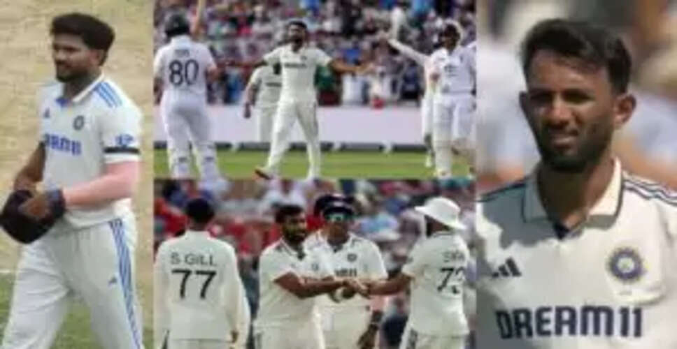 लॉर्ड्स टेस्ट में बदलाव: कृष्णा और रेड्डी को किया गया बाहर, नए खिलाड़ियों को मिलेगा मौका